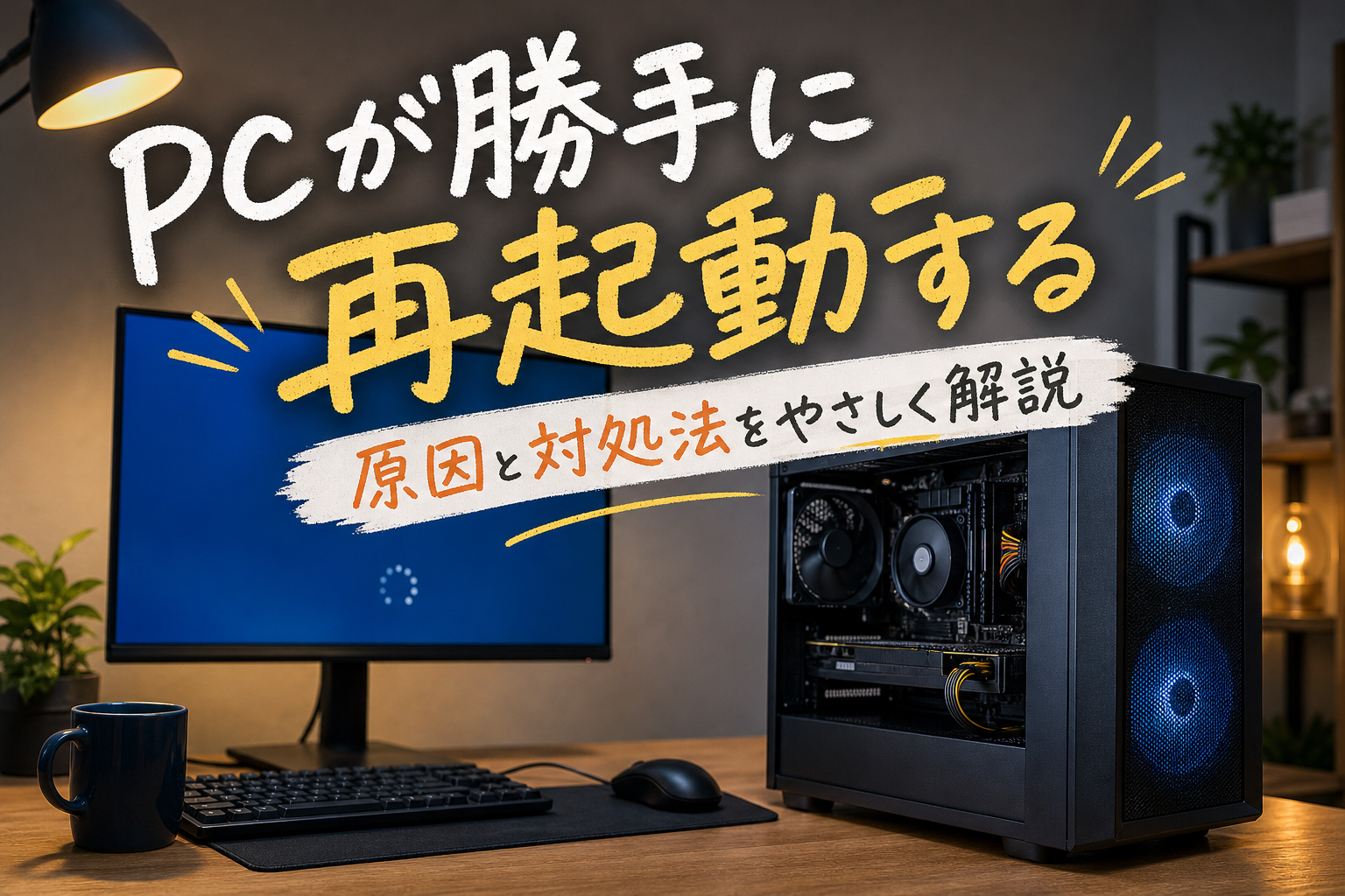 pcが勝手に再起動する原因と対処法をやさしく解説