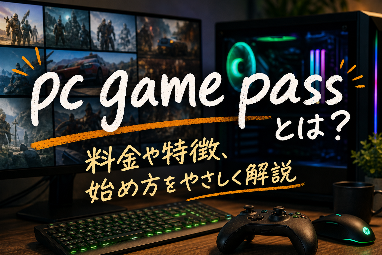 pc game passとは?料金や特徴、始め方をやさしく解説