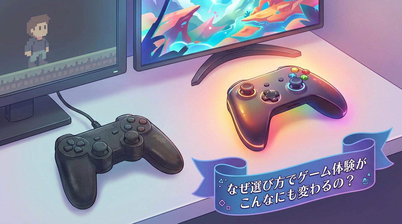 なぜ選び方でゲーム体験がこんなにも変わるの？