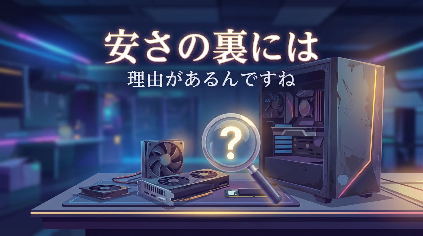 安さの裏には理由があるんですね