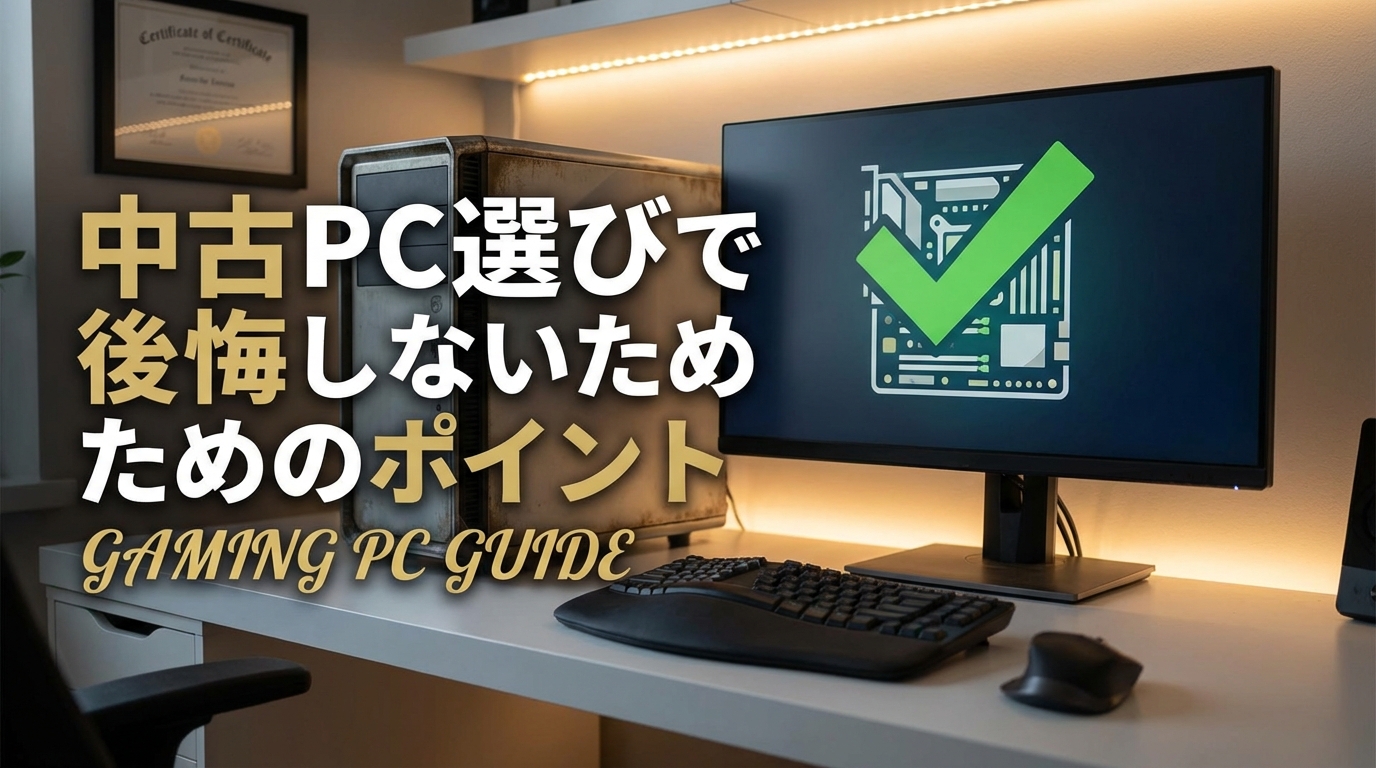 中古PC選びで後悔しないためのポイント