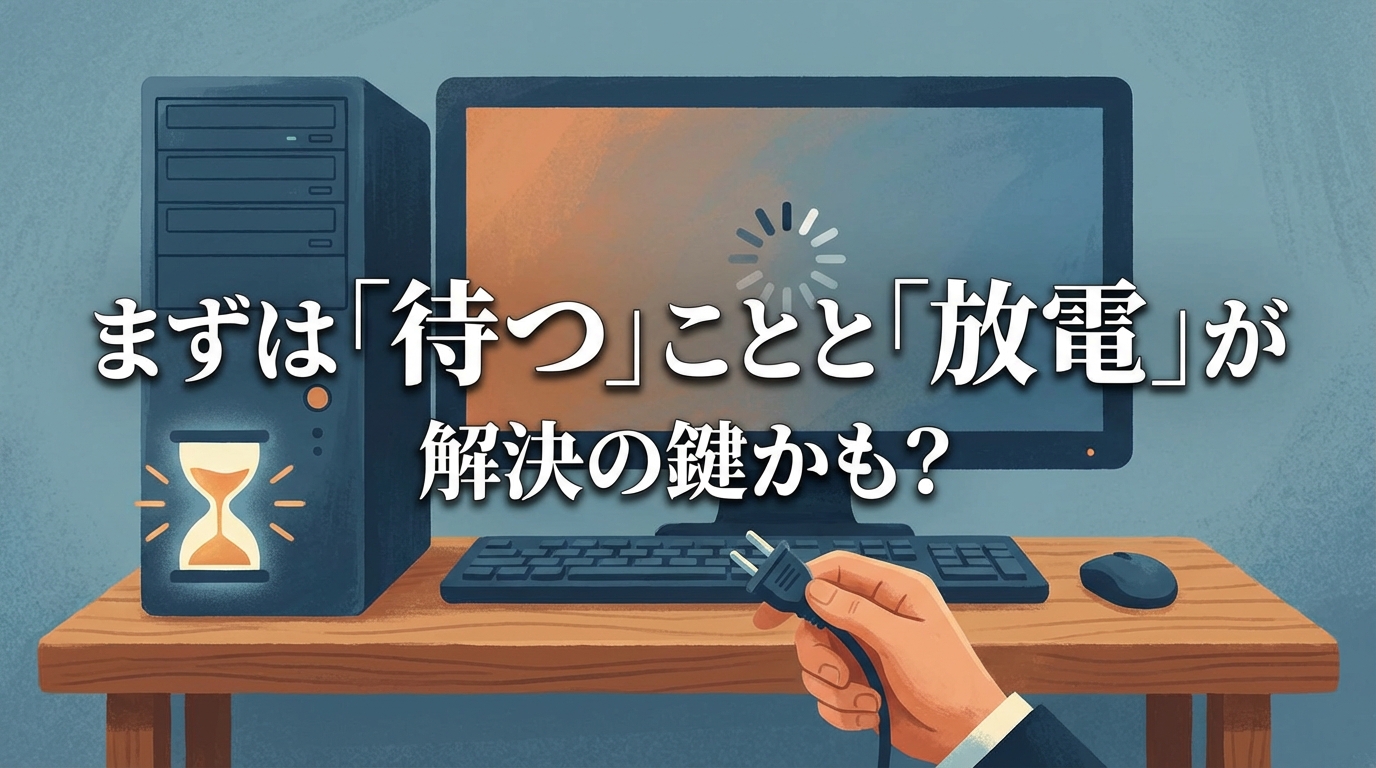 まずは「待つ」ことと「放電」が解決の鍵かも?