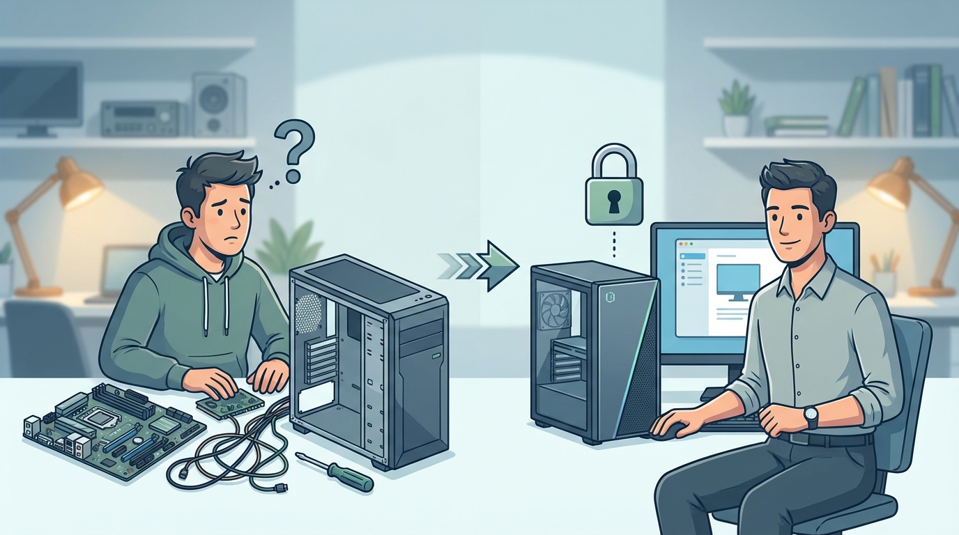 まずは結論！初心者さんにはBTOパソコンが安心かもしれません