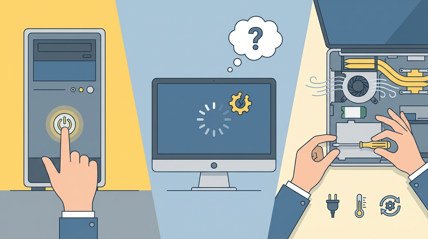 【実践】フリーズした時・勝手に再起動する時の具体的な対処法