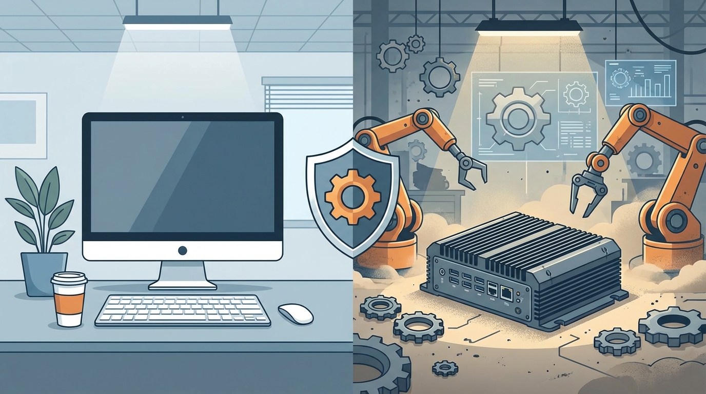 産業用PCは過酷な現場でも止まらずに働き続ける頼もしいパートナーです