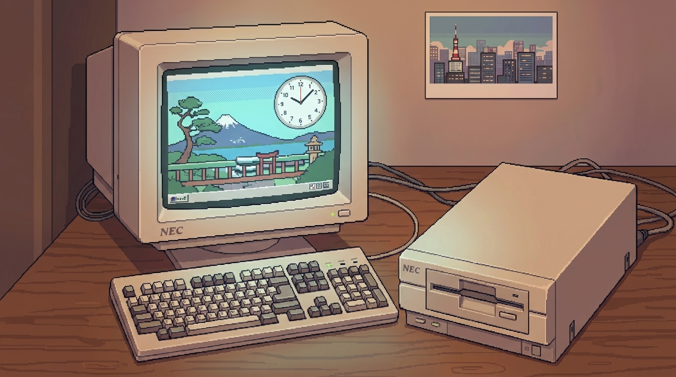 日本のパソコンの歴史を作った大ベストセラー機です