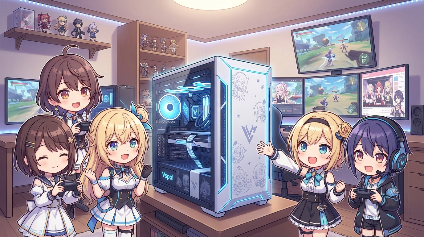 ぶいすぽ コラボpcは推し活と快適なゲーム環境を両立できる最高の1台です