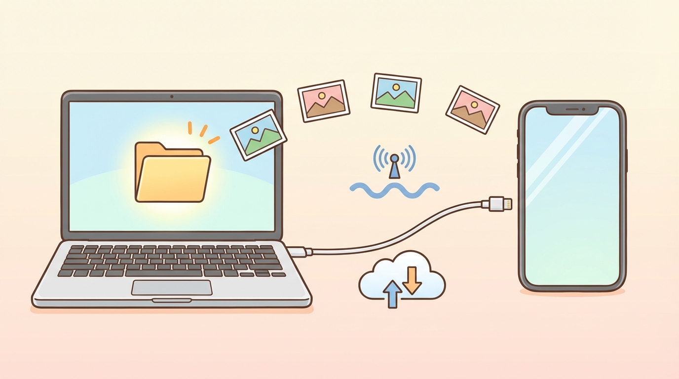 最適な方法は「有線・ワイヤレス・クラウド」の3つから選べます!