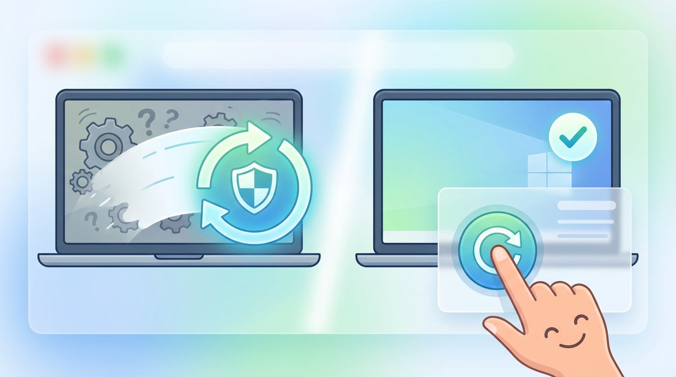 どうして標準機能だけで安全にリセットできるの？