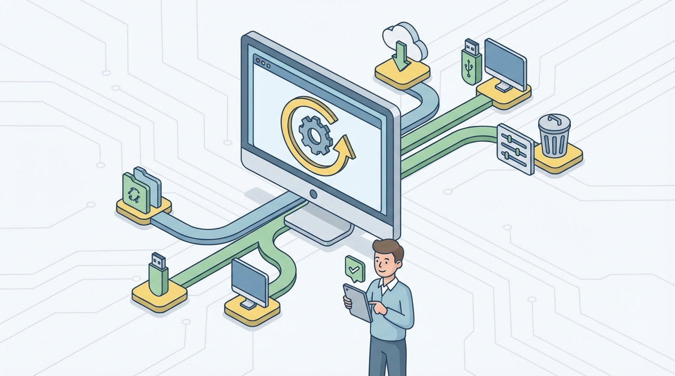 状況に合わせた３つの具体的なリセット手順