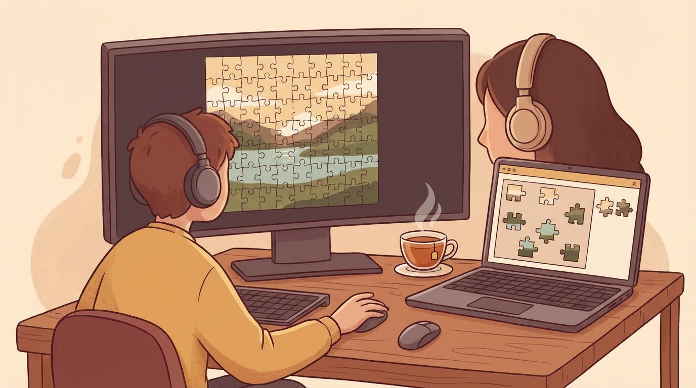 パソコンで無料のジグソーパズルをプレイする3つの方法