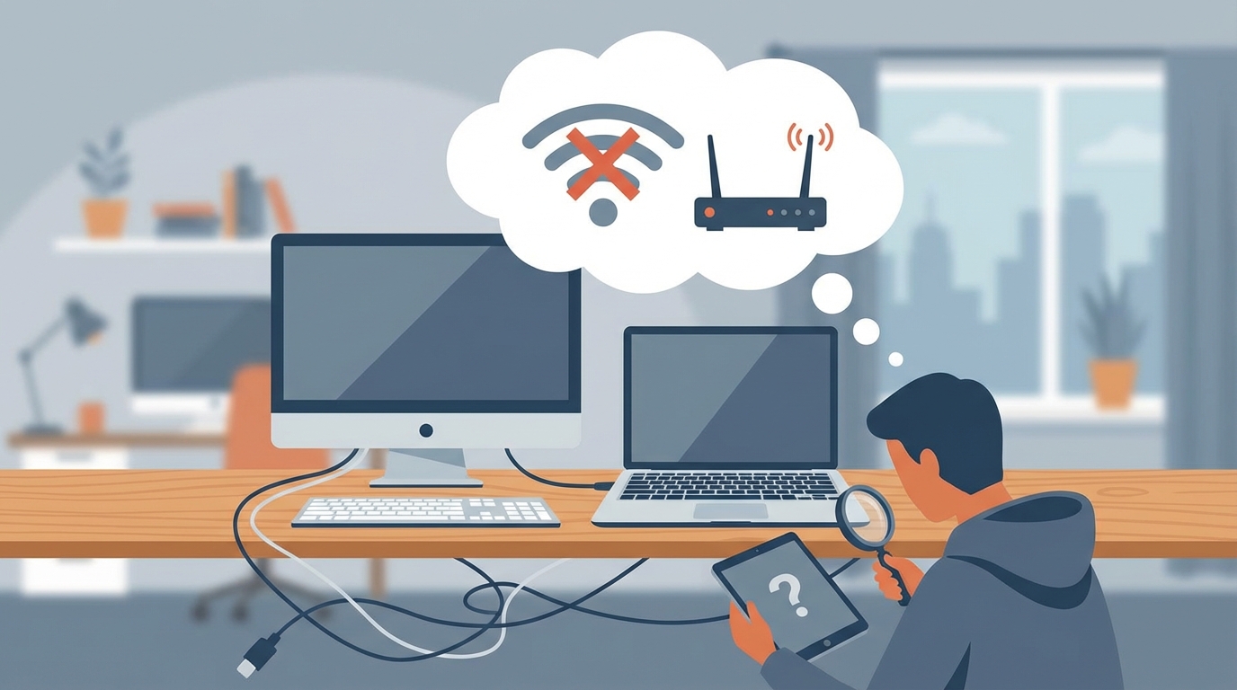 インターネットに接続できなくなる主な理由