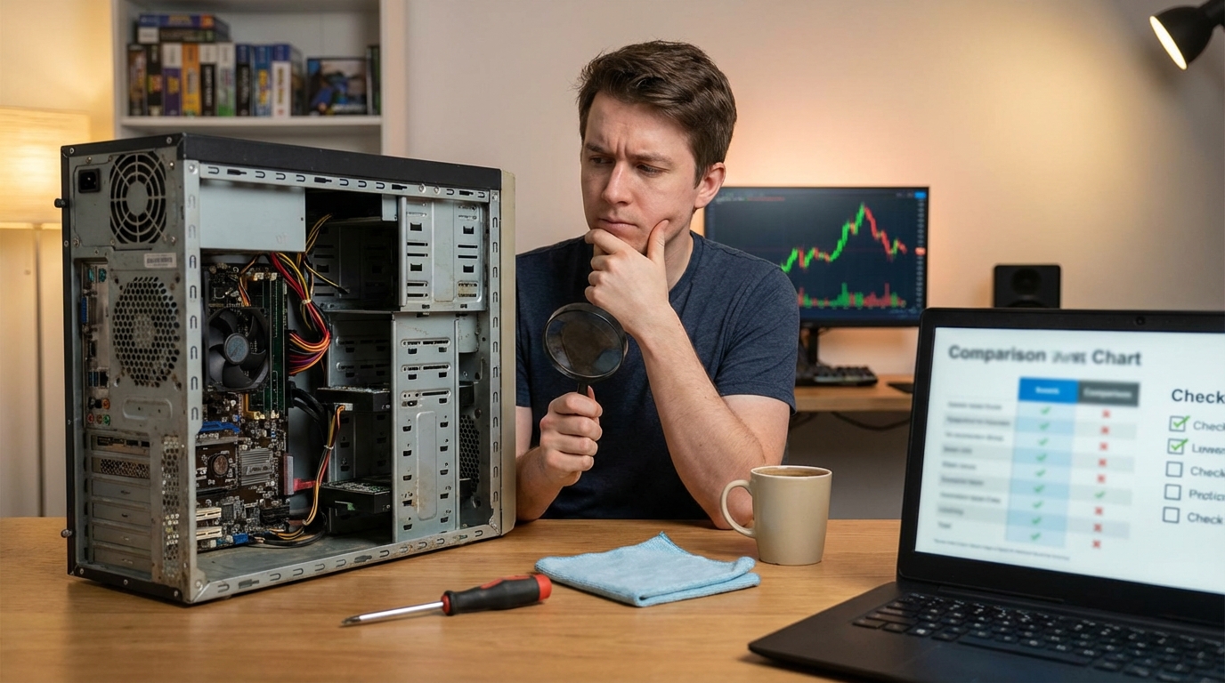 中古ゲーミングPCを買う時の具体的な注意点