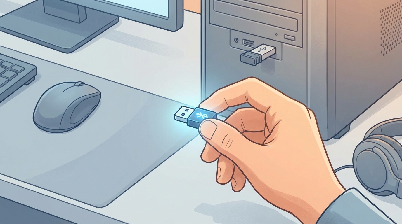 PCにBluetoothを後付けするのは驚くほど簡単なんですよ