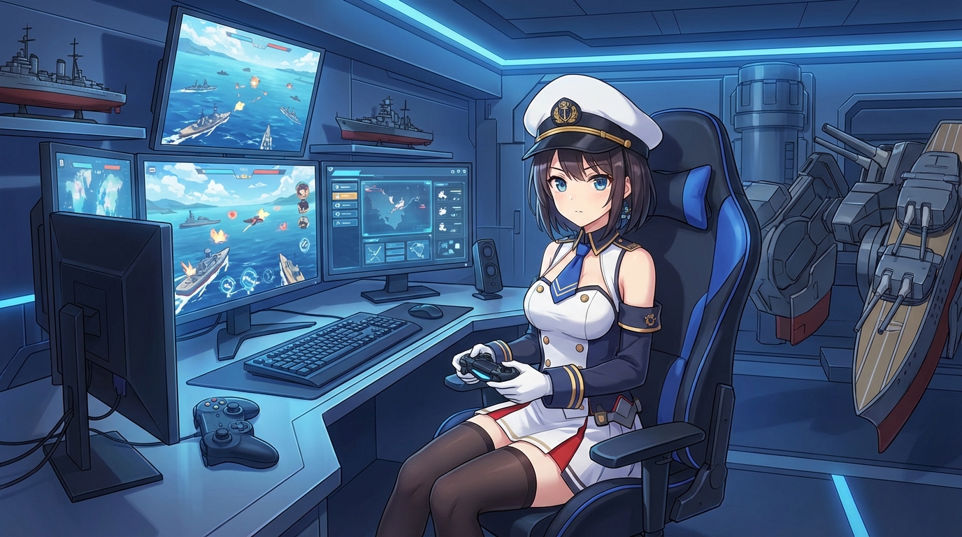 アズールレーンはパソコンでも快適にプレイできます