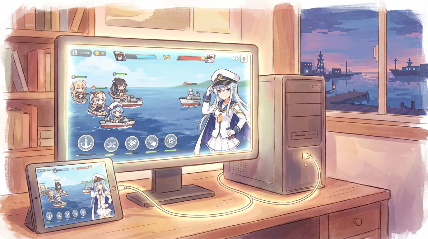 なぜスマホゲームなのにパソコンで遊べるの?