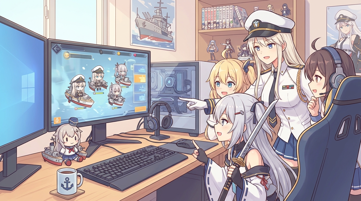 パソコンでアズレンを楽しむための具体的な手順