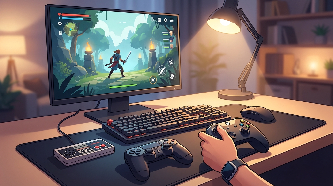 PCゲームを思い切り楽しむなら専用コントローラーが最適