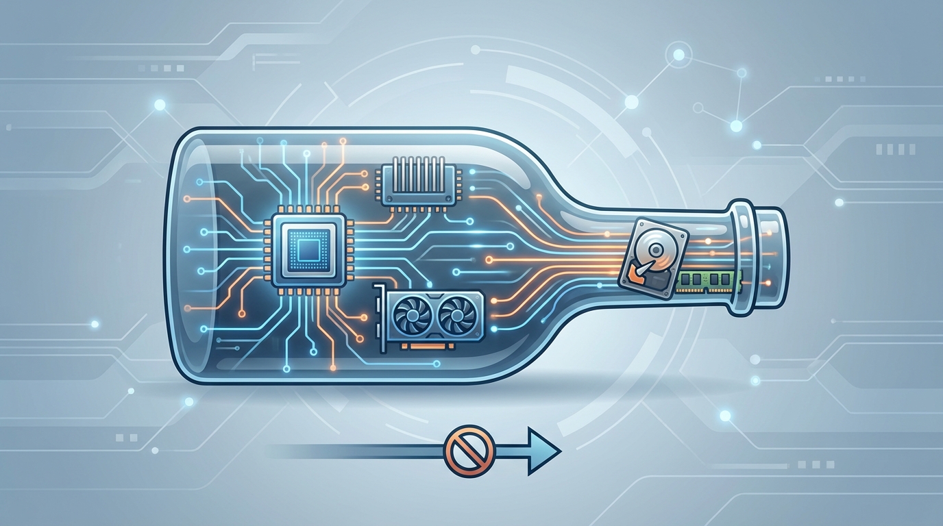 PCのボトルネックとはパーツ間の性能差による制限のこと