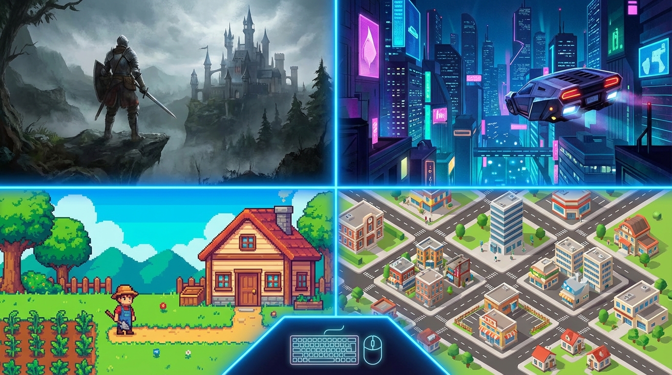 絶対にプレイしておきたい!ジャンル別おすすめPCゲーム