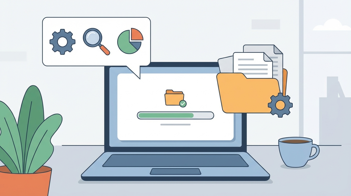 設定画面やエクスプローラーからひと目でわかります