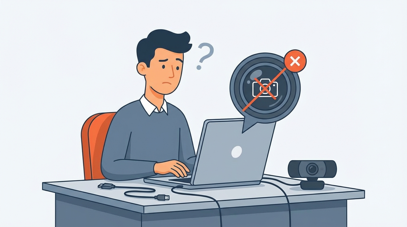 どうしてpcのカメラが映らない状態になってしまうの?