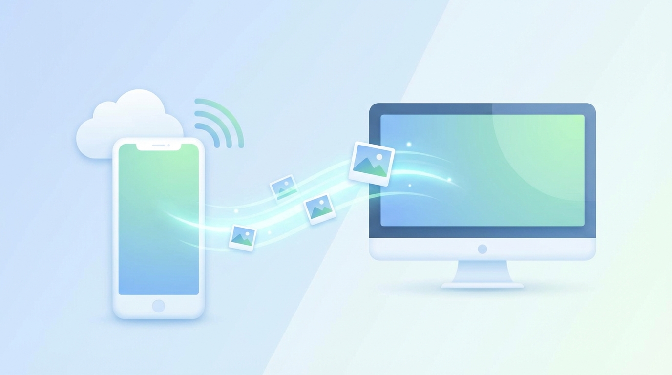 iCloudを使ったワイヤレスでの自動同期が一番おすすめの方法です