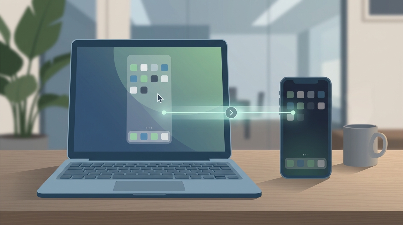 パソコンからiPhoneを遠隔操作することは可能です