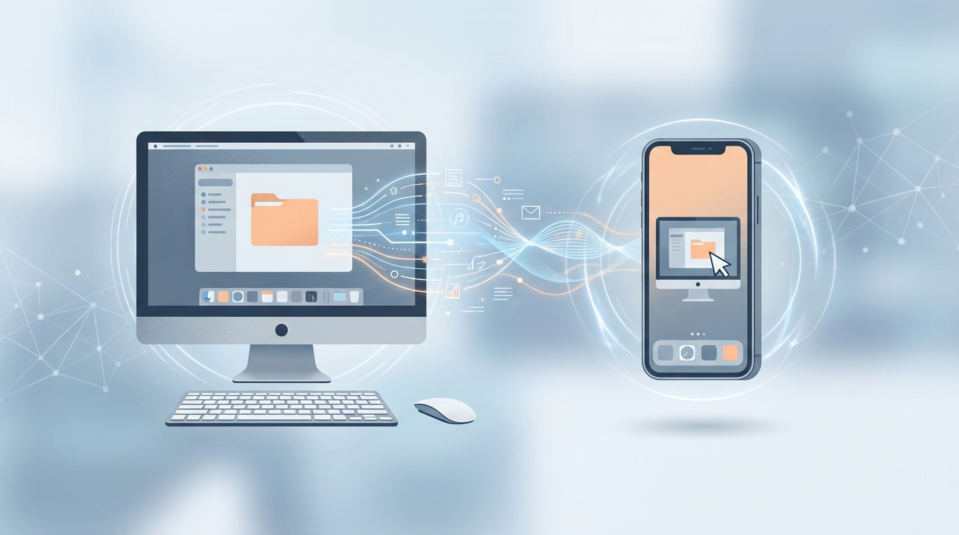 なぜパソコンからiPhoneを操作できるのか？
