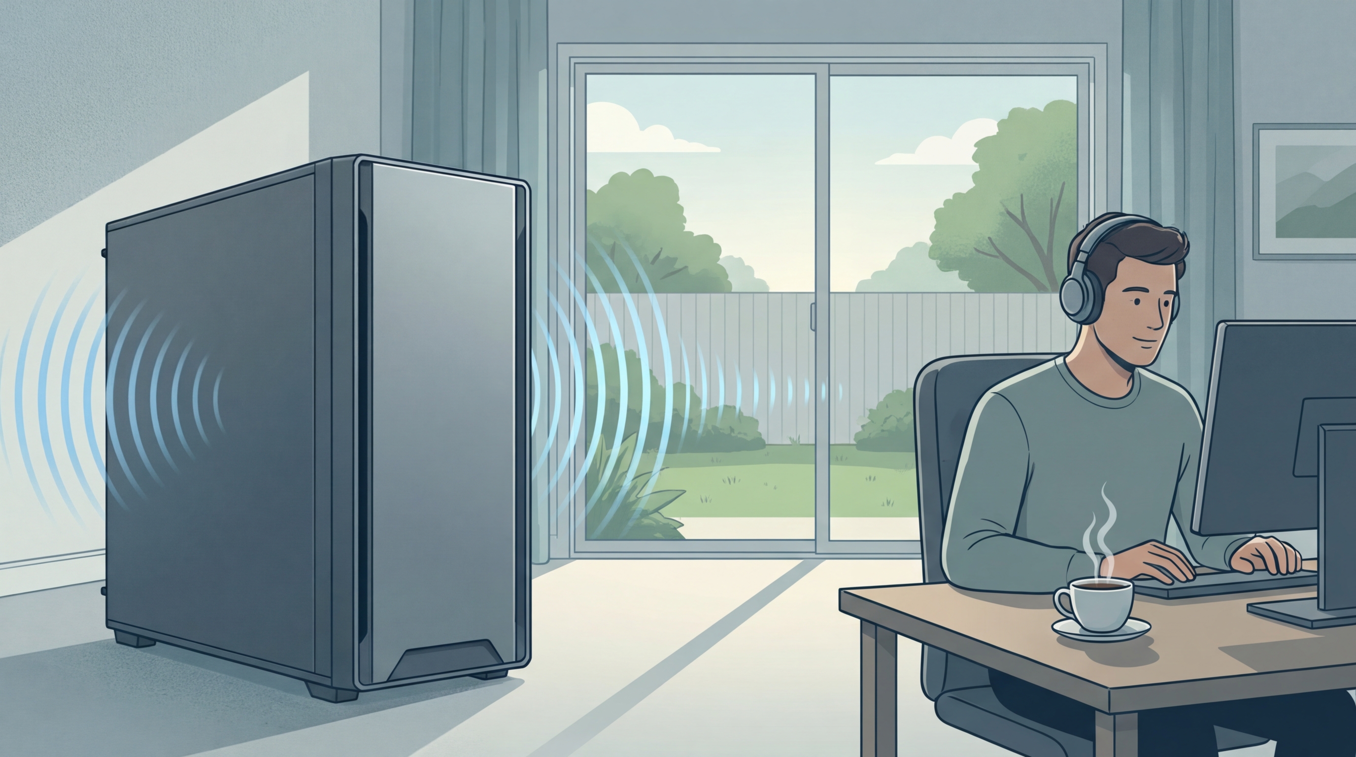 静かな環境を作るなら静音設計のPCケースがおすすめです