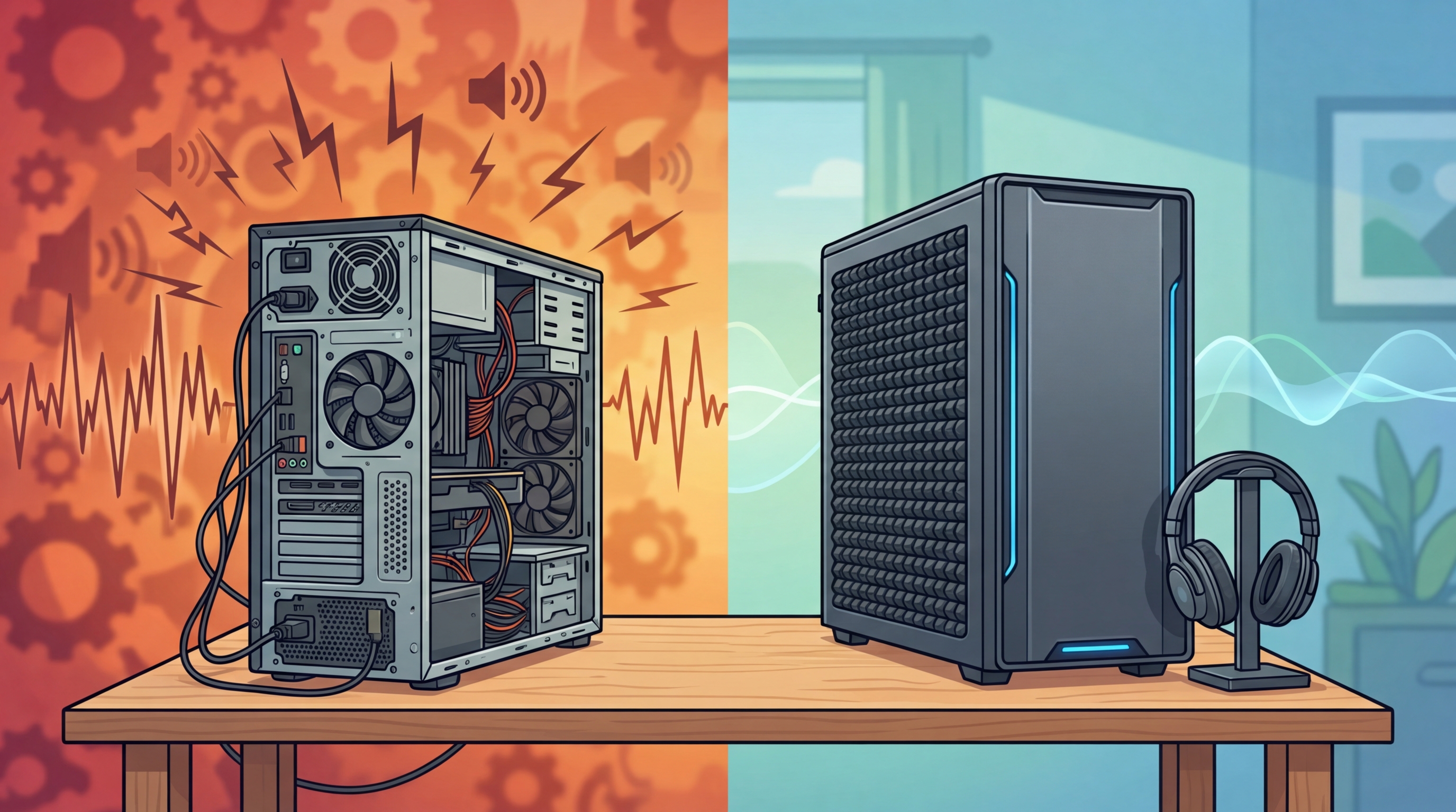 なぜ専用のケースを選ぶとパソコンの音が静かになるの?