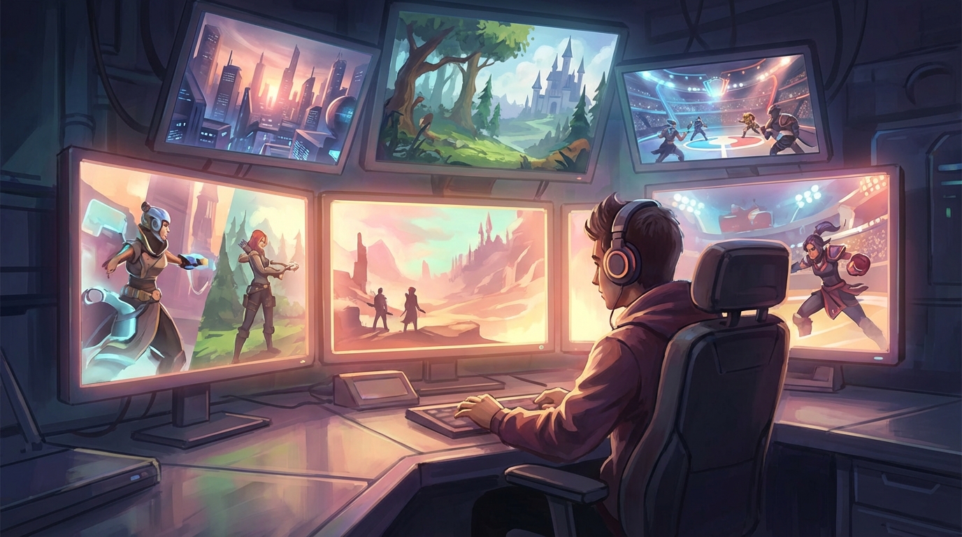 あなたにぴったりのpcのオンラインゲームはきっと見つかるはず