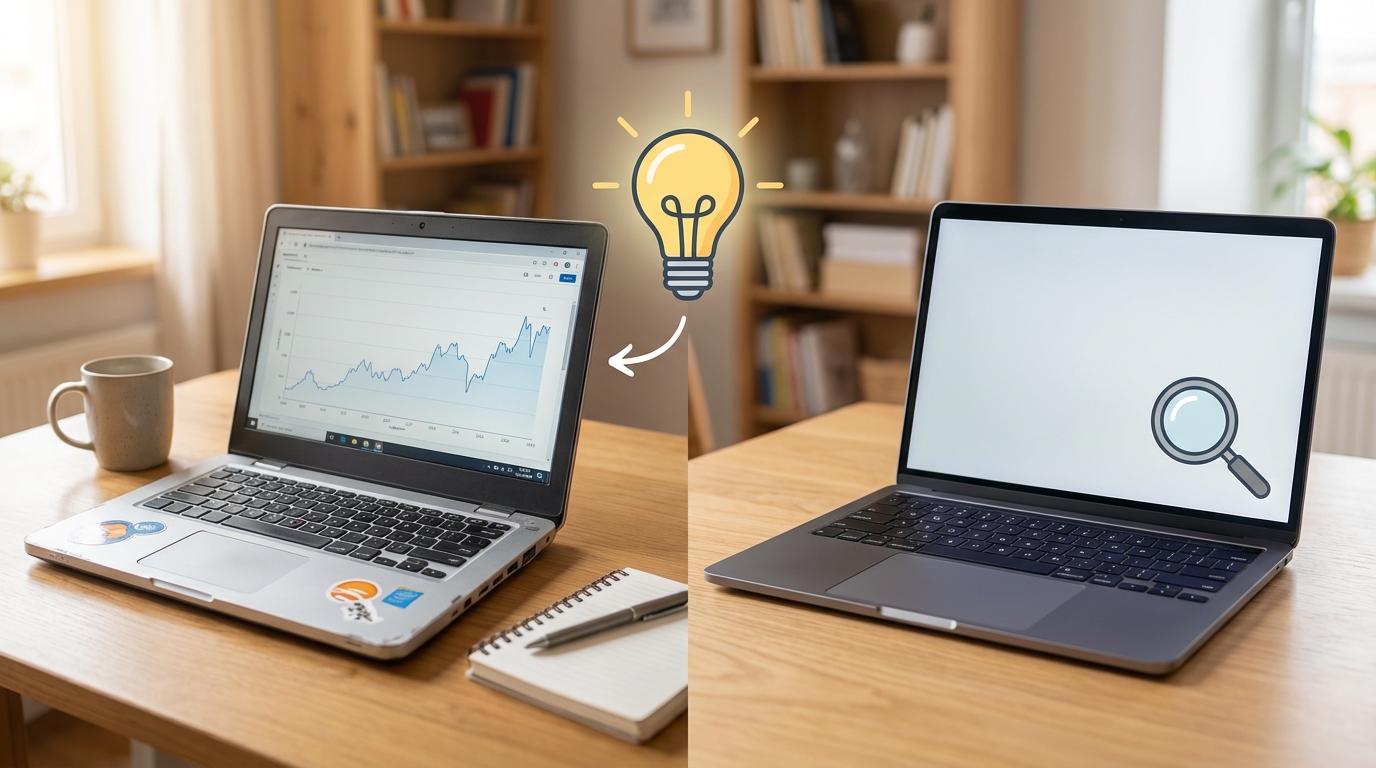 中古ノートPCはコスパ抜群ですが、選び方にコツが必要です