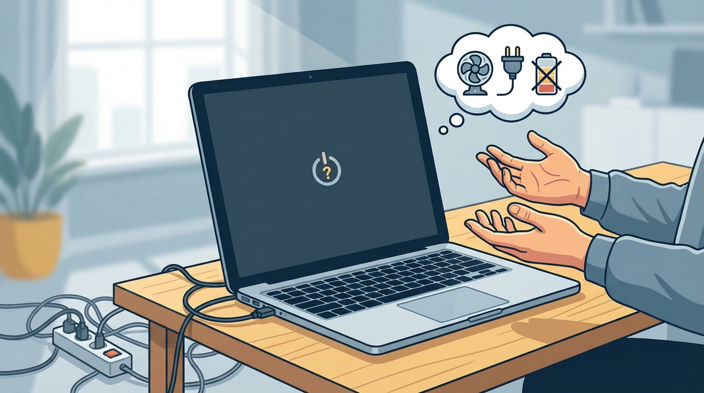 パソコンの電源が突然切れてしまう主な原因とは？