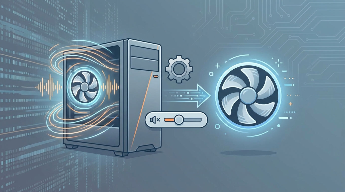 どうしてファンを制御すると静かになるの？その仕組みと理由