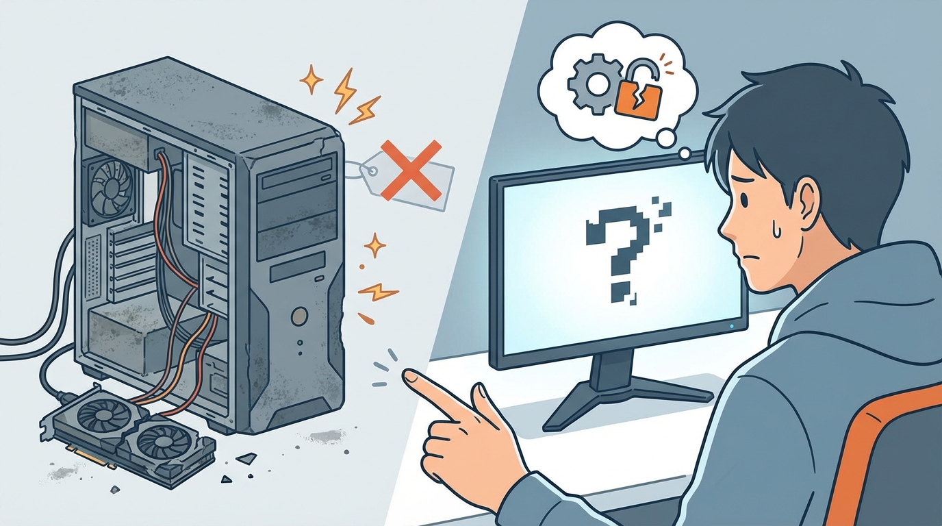 中古ゲーミングPCを買う前に知っておきたい具体的なケース