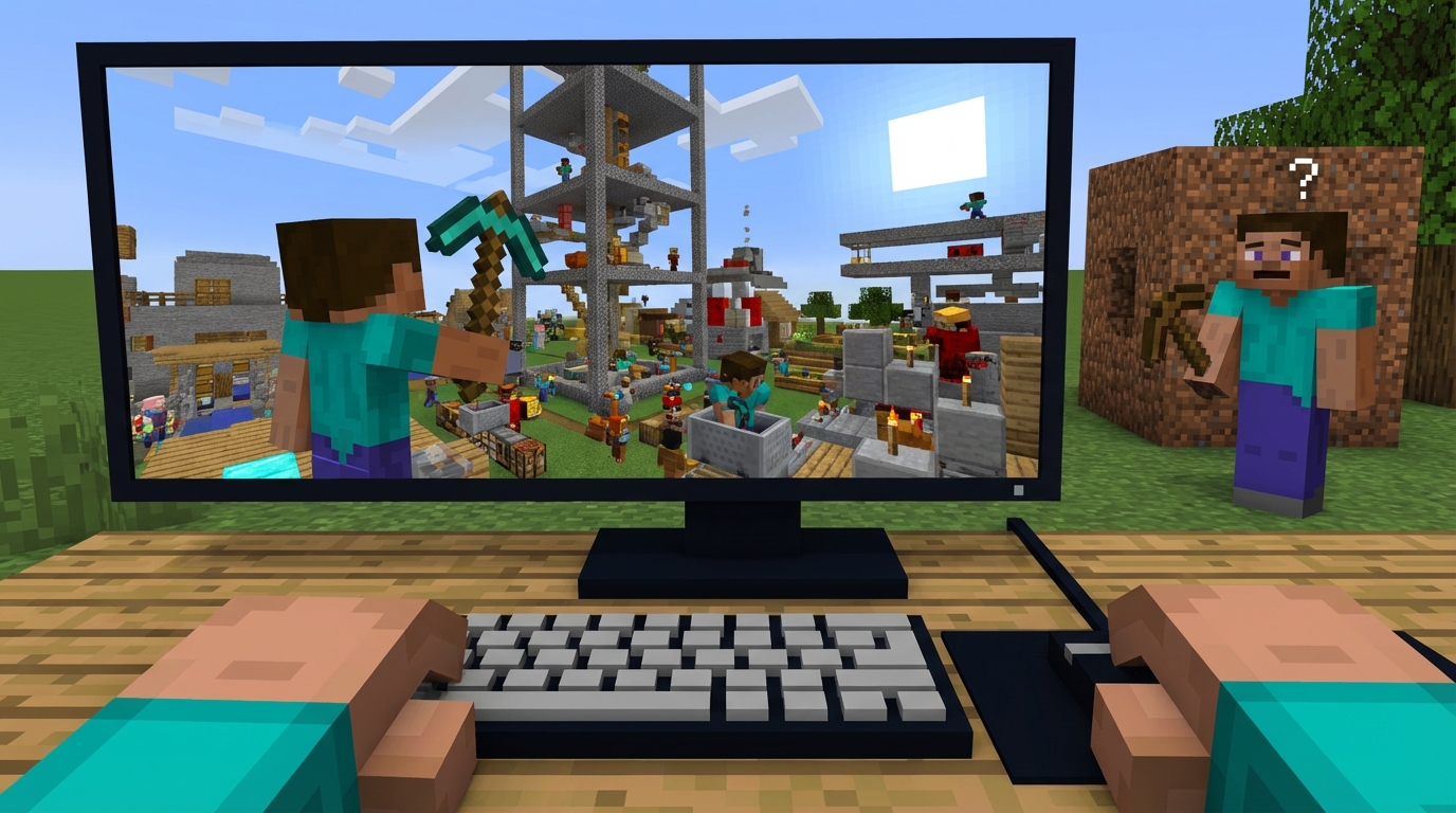 なぜマイクラはPCでの操作が主流で人気があるの？