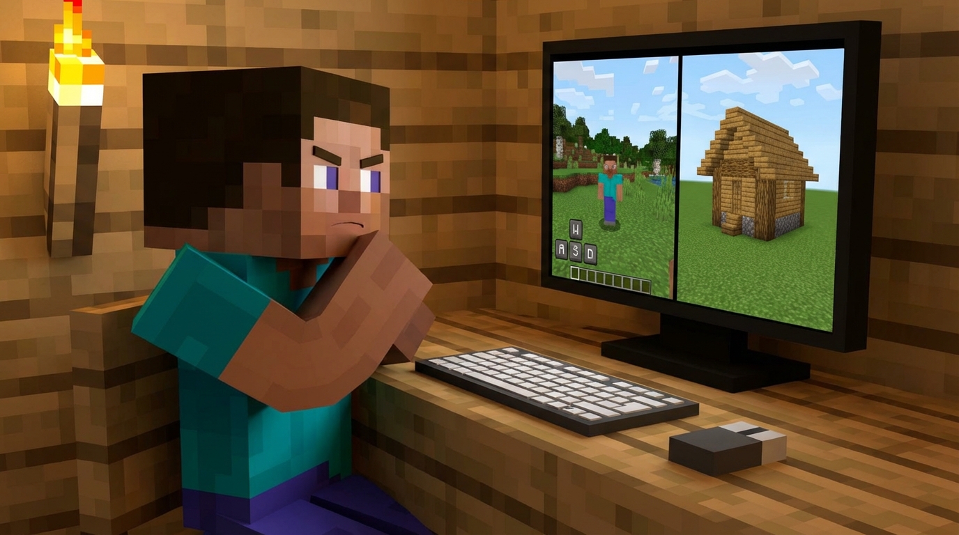 実際にやってみよう！マイクラのPC操作の具体例と便利な小技