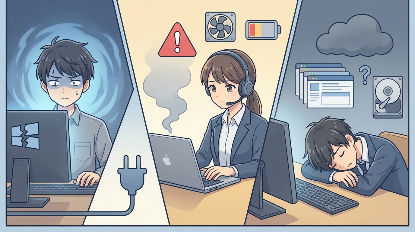 こんなケースに心当たりはありませんか？よくある3つのシチュエーション