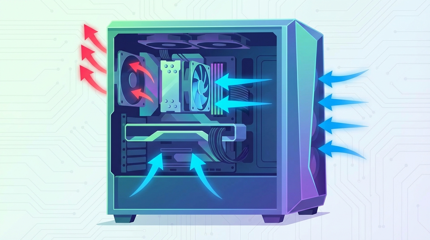 ファンの向きが冷却にそこまで重要な理由