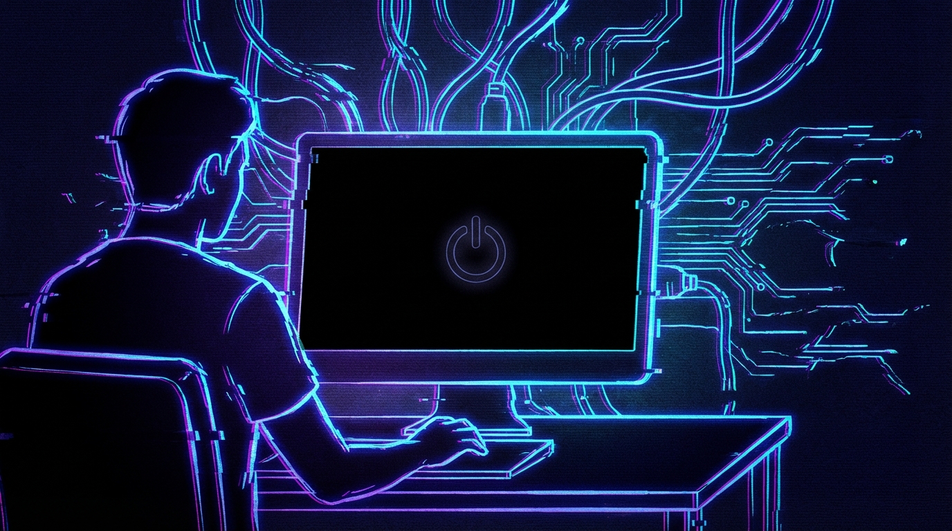 なぜパソコンは突然ブラックアウトしてしまうの?