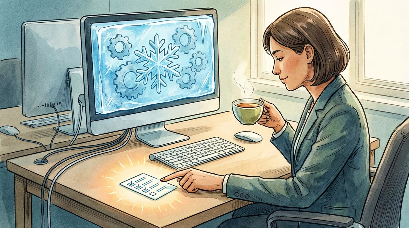 まずは落ち着いて、原因に合わせた対処で解決できます