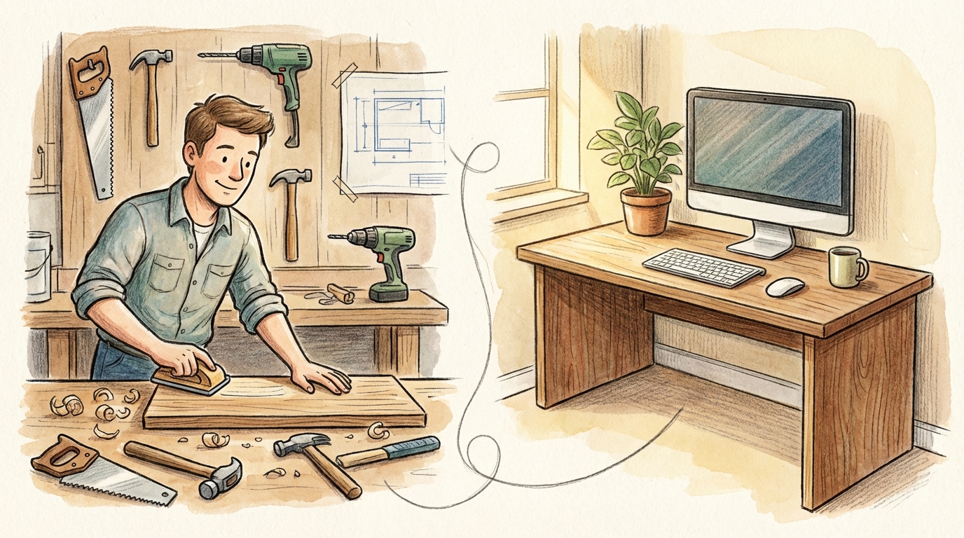 自分にぴったりのpcデスクをdiyで手に入れるのが大正解です