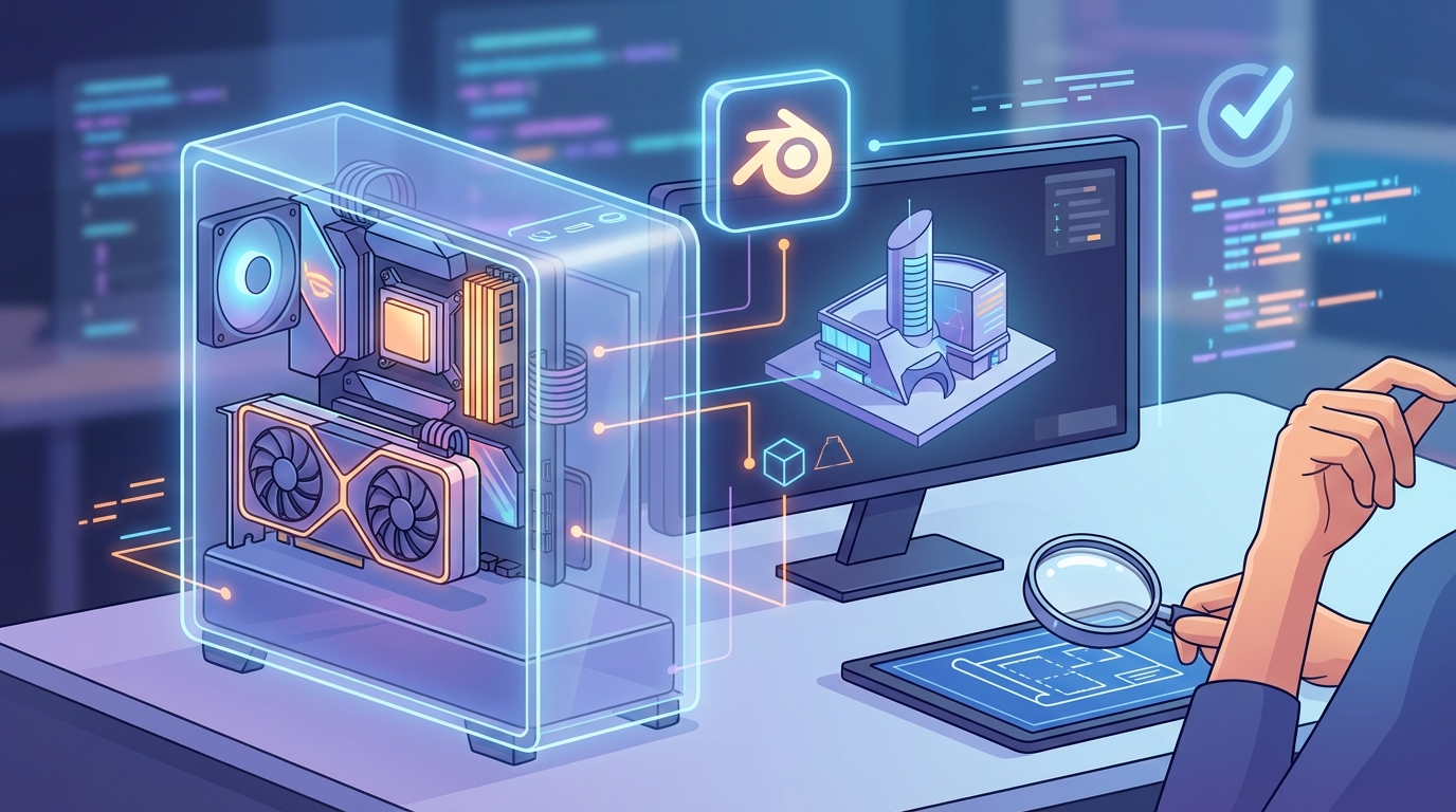 Blenderに高性能なパソコンが求められる理由