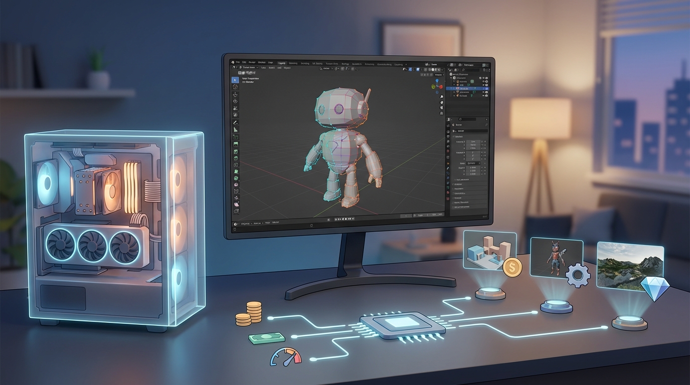 用途や予算で選ぶ！Blender向けPCの構成例