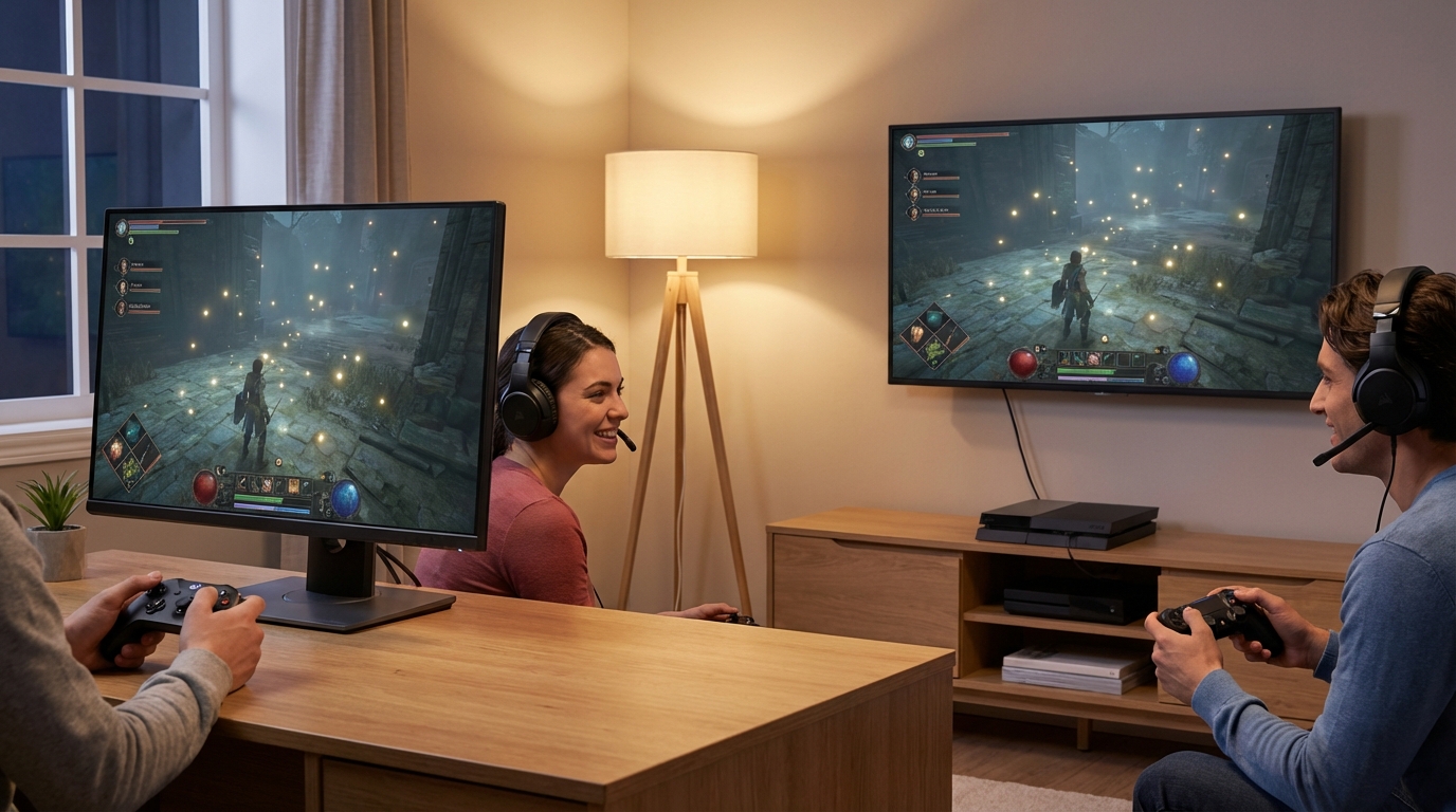 PCやPS4でクロスプレイできるゲームはたくさんあります