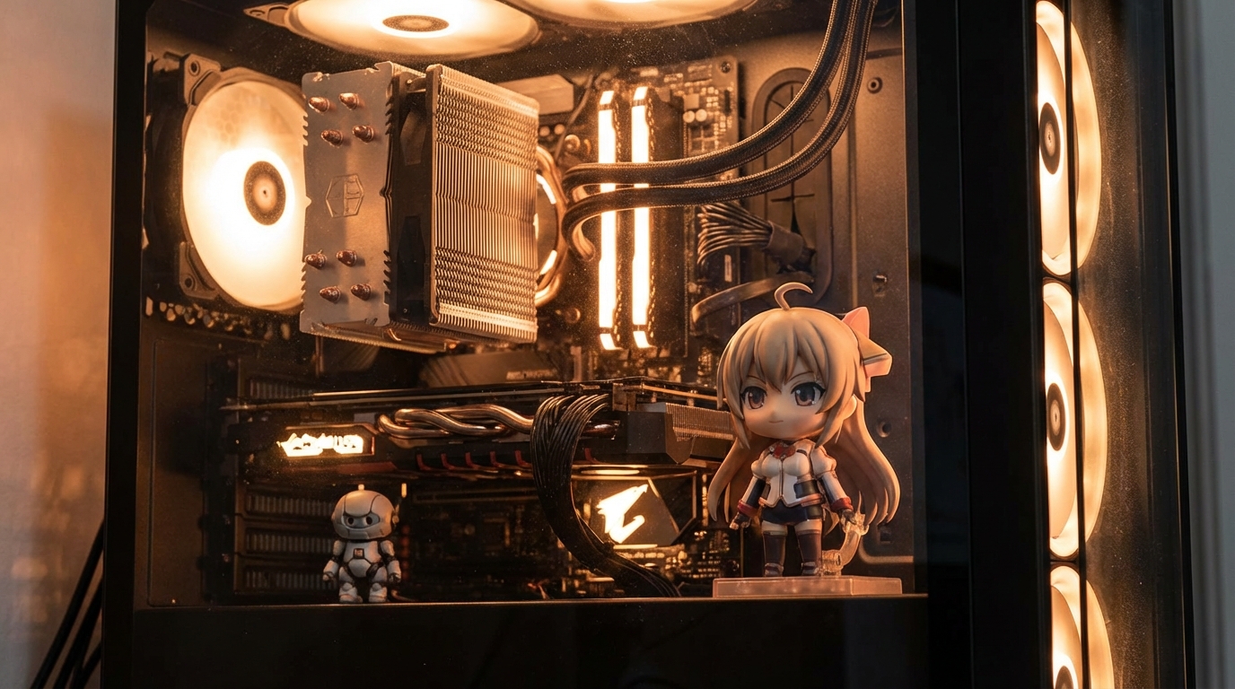 フィギュアが熱に弱い理由とPC内部の環境について