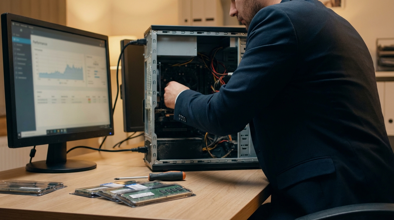 pcのメモリ使用率を下げる具体的な対処法と増設の目安