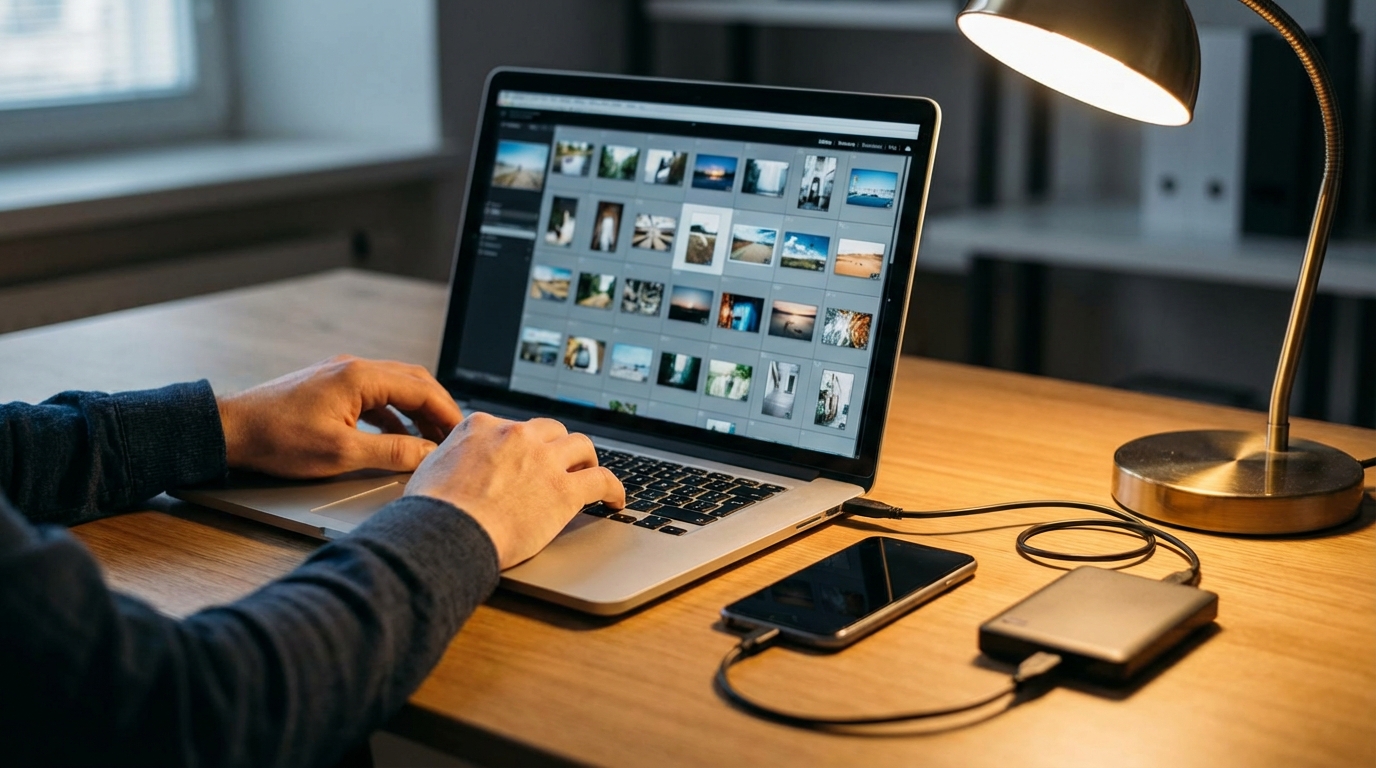 パソコンに写真を保存する具体的な4つの手順をご紹介しますね