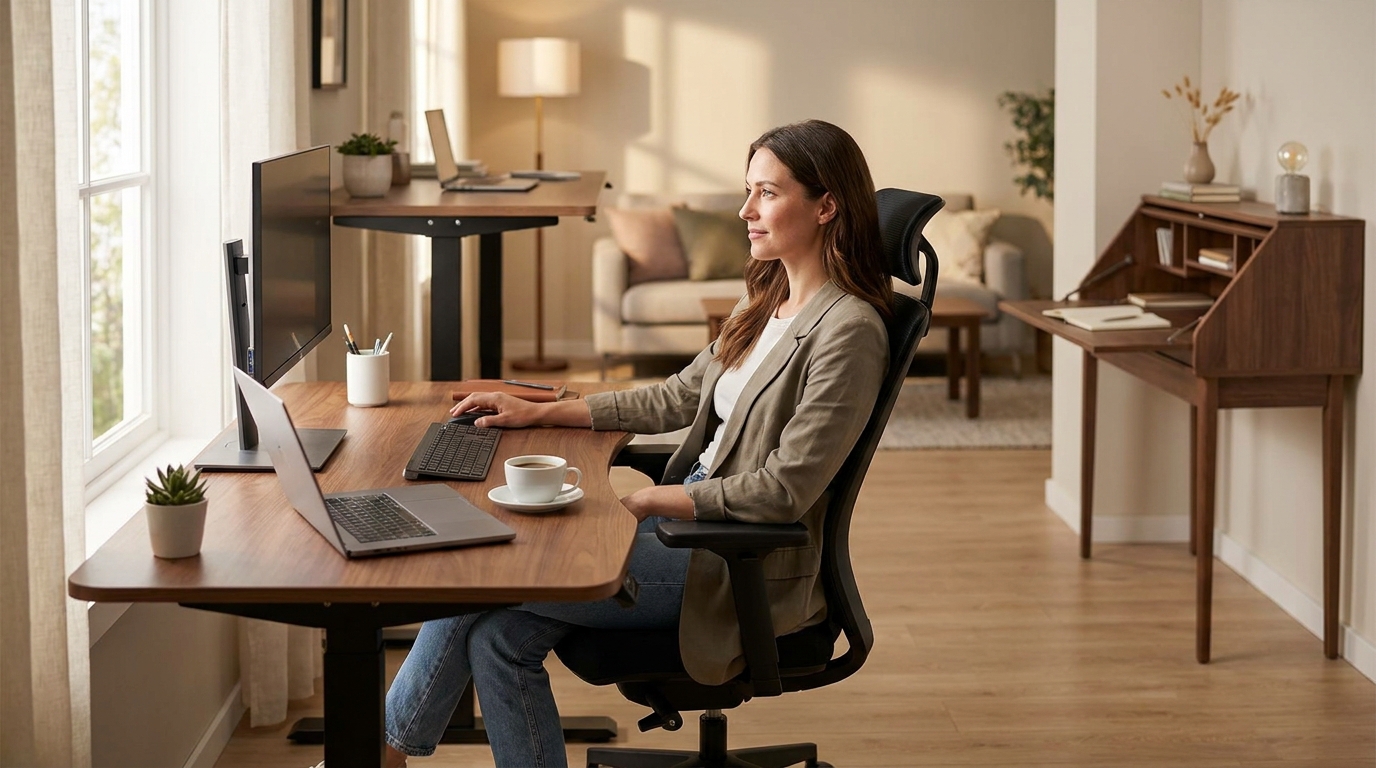 ライフスタイルと体にフィットするデスクを選ぶことが一番の正解です